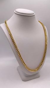 4.0mm Millennium Franco Link Chain In 10 KT Yellow Gold