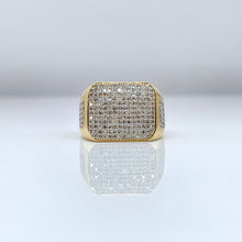 Load image into Gallery viewer, 1.08 CT. T.D.W Natural Diamond Men’s Ring In 10 KT Yellow Gold