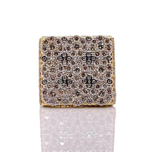 4.00 CT. Natural Diamond Men’s Ring In 10 KT Yellow Gold