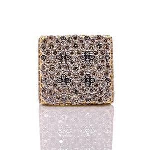 4.00 CT. Natural Diamond Men’s Ring In 10 KT Yellow Gold