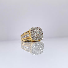 Load image into Gallery viewer, 0.89 CT. Natural Diamond Ladies Ring In 10 KT Yellow Gold