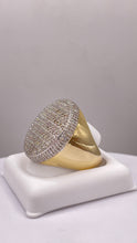 Load image into Gallery viewer, 2.42 CT. Natural Diamond Round Shape Men’s Ring In 10 KT Yellow Gold