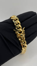 Load image into Gallery viewer, 12mm Miami Cuban Link Bracelet In 10 KT Yellow Gold