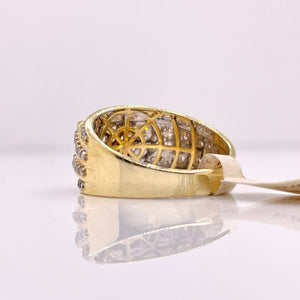 1.50 CT. Natural Diamond Men’s Ring In 10 KT Yellow Gold