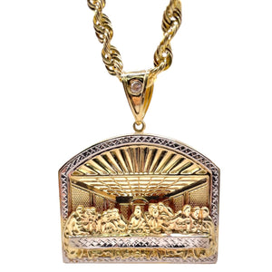 Last Super Pendant In 10 KT Yellow Gold