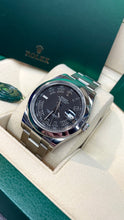 Load image into Gallery viewer, 41mm DateJust II Oyster Rolex Men’s Watch With Grey Roman Numeral Dial