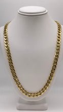 Load image into Gallery viewer, 7.2mm Curb Link Chain In 14 KT Yellow Gold