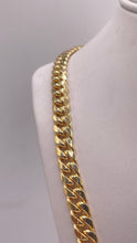 Load image into Gallery viewer, 6.6mm Miami Cuban Link Chain In 14 KT Yellow Gold