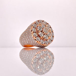 10.16 CT. VS Natural Diamond Ring In 10 KT Rose Gold