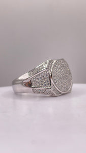 Men’s Silver CZ Ring