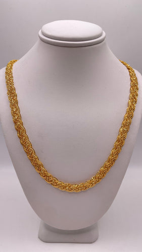 21 KT Braided Design Women’s Necklace