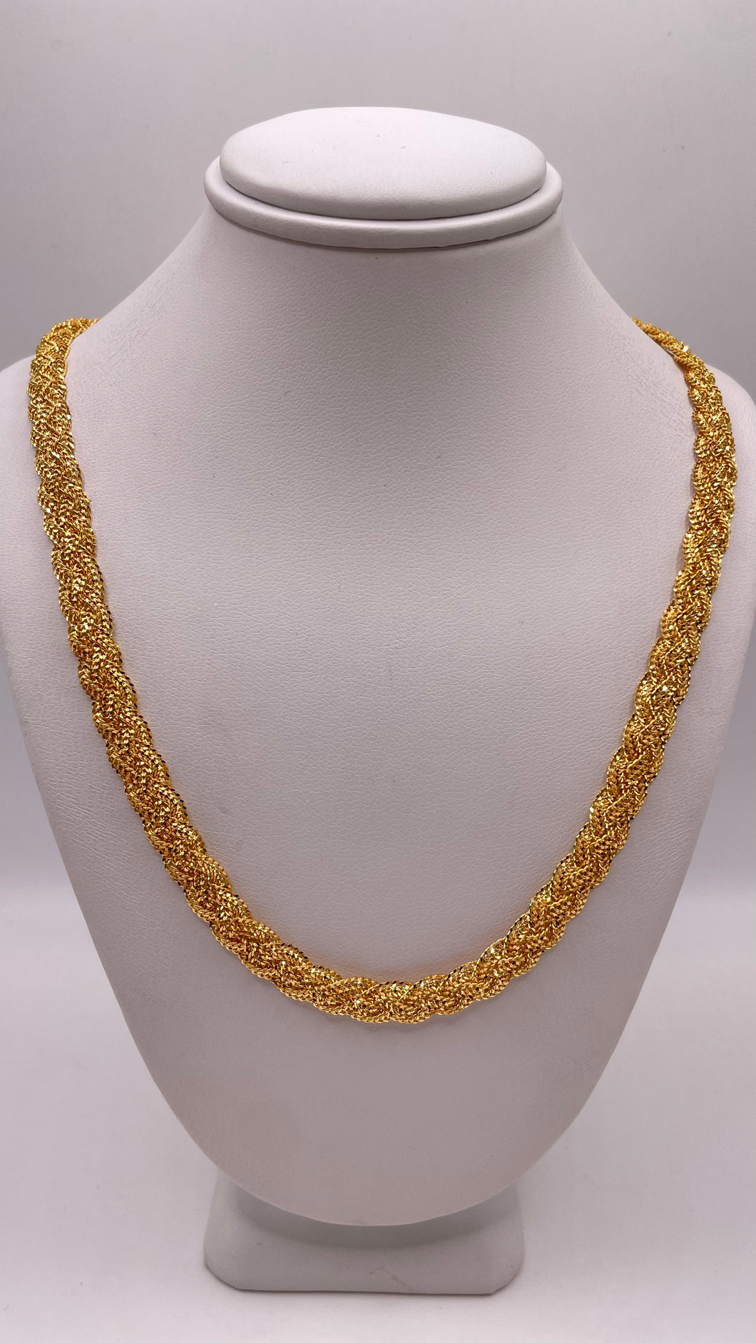 21 KT Braided Design Women’s Necklace