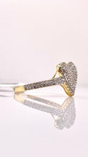 Load image into Gallery viewer, 0.51 CT. Beautiful Natural Diamond Heart Ring In 10 KT Yellow Gold