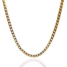 Load image into Gallery viewer, Solid Millennium Franco Link Chain In 10 KT Yellow Gold
