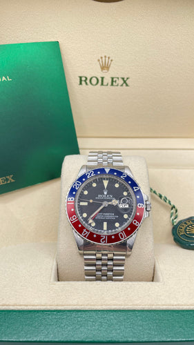 40mm Rolex GMT-Master Pepsi Men’s Watch With Black Dial