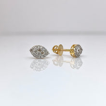Load image into Gallery viewer, 0.25 CT. Natural Diamond Marquise Shape Stud Earrings In 10 KT Yellow Gold