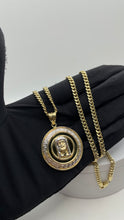 Load image into Gallery viewer, Jesus Pendent &amp; Cuban Chain Combo In 10 KT Yellow Gold