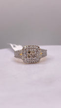 Load image into Gallery viewer, 0.58 CT. Natural Diamond Women’s Ring In 10 KT Yellow Gold