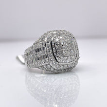 Load image into Gallery viewer, 4.67 CT. Lab Grown Diamond Men’s Square Shape Ring In 10 KT White Gold