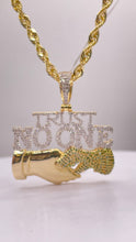 Load image into Gallery viewer, 0.70 CT. Natural Diamond Trust No One Pendant In 10 KT Yellow Gold