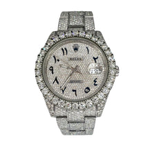 Load image into Gallery viewer, 41mm Natural Diamond DateJust Rolex Watch With Arabic Dial