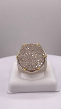 Load image into Gallery viewer, 2.0 CT. Natural Diamond Round Shape Men’s Ring In 10 KT Yellow Gold