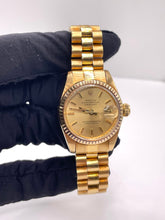 Load image into Gallery viewer, 26mm Women’s DateJust Rolex With Champagne Dial