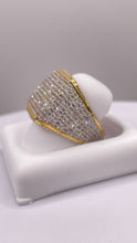 Load image into Gallery viewer, 2.21 CT. Natural Diamond Square Eternity Ring In 10 KT Yellow Gold