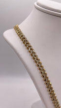 Load image into Gallery viewer, Approx 2.50 CT. Natural Diamond Miami Cuban Link Chain In 14 KT Yellow Gold