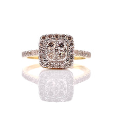Load image into Gallery viewer, 0.75 CT. Natural Diamond Women’s Ring In 10 KT Yellow Gold