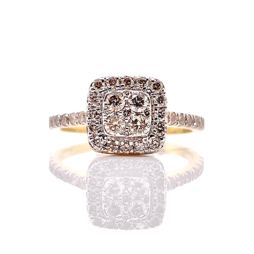 0.75 CT. Natural Diamond Women’s Ring In 10 KT Yellow Gold