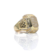 Load image into Gallery viewer, CZ Men’s Ring In 10 KT Yellow Gold