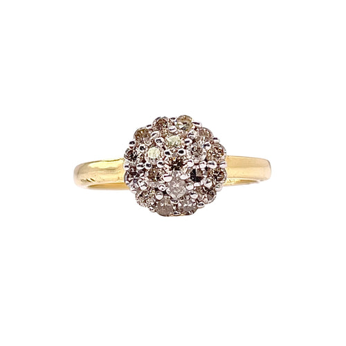 0.50 CT. Natural Diamond Women’s Ring In 10 KT Yellow Gold