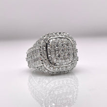 Load image into Gallery viewer, 4.67 CT. Lab Grown Diamond Men’s Square Shape Ring In 10 KT White Gold