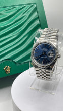 Load image into Gallery viewer, 36mm DateJust Rolex Blue Dial