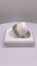 Load image into Gallery viewer, 0.37 CT. Natural Diamond Heart-Shaped Tiara Ring In 10 KT Yellow Gold