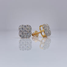 Load image into Gallery viewer, 0.70 CT. T.W Lab Grown Diamond Stud Earrings In 10 KT Yellow Gold