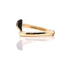 Load image into Gallery viewer, Nail Ring In 10 KT Yellow Gold With CZ