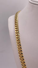 Load image into Gallery viewer, 6mm Miami Cuban Link Chain In 14 KT Yellow Gold