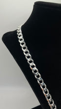 Load image into Gallery viewer, 8mm Silver Curb Link Chain