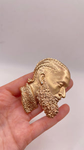 14 KT Yellow Gold Solid Nipsey Hussle Pendant