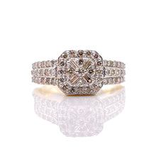 Load image into Gallery viewer, 0.68 CT. Natural Diamond Ladies Ring In 10 KT Yellow Gold