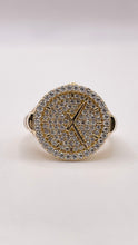 Load image into Gallery viewer, Watch Ring In 10 KT Yellow Gold With CZ