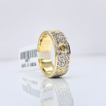 Load image into Gallery viewer, 1.21 CT. Natural Diamond Eternity Love Band In 10 KT Yellow Gold