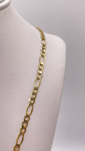 Load image into Gallery viewer, 3.7mm Hollow Figaro Link Chain In 10 KT Yellow Gold