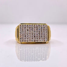 Load image into Gallery viewer, 0.98 CT. Natural Diamond Men’s Ring In 10 KT Yellow Gold
