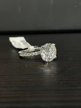 Load image into Gallery viewer, 4.04 CT. Lab Diamond Ring In 14 KT White Gold