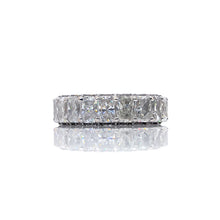 Load image into Gallery viewer, 7mm 14 CT. Lab Grown Diamond Eternity Band In 14 KT White Gold