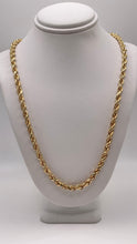 Load image into Gallery viewer, 4.7mm Rope Chain In 10 KT Yellow Gold