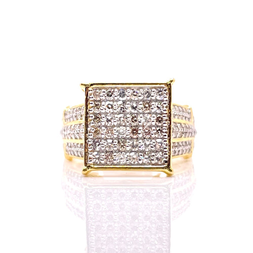 0.61 CT. Natural Diamond Women’s Ring In 10 KT Yellow Gold